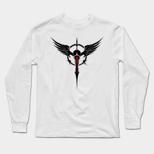 Bloodlust Chronicles: Immortal Bounty Hunts, Gothic Vampire Saga, and Supernatural Adventure in Anime-Manga Art Long Sleeve T-Shirt